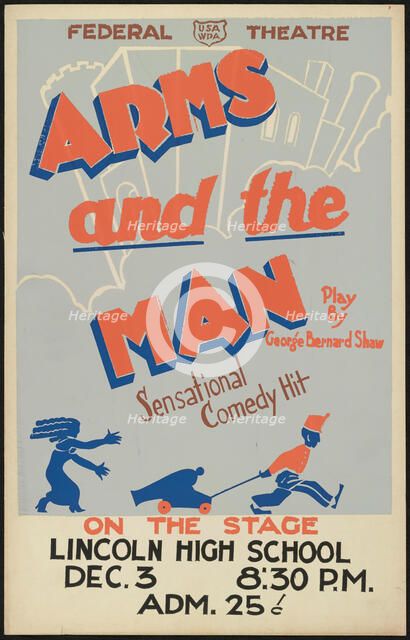 Arms and the Man, [193-]. Creator: Unknown.
