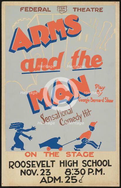 Arms and the Man, [193-]. Creator: Unknown.