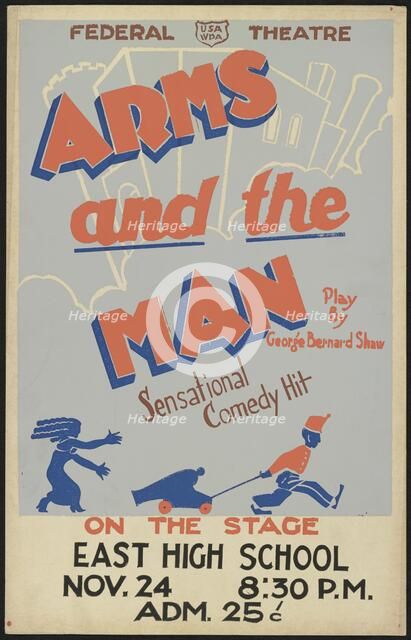 Arms and the Man, [193-]. Creator: Unknown.