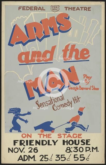 Arms and the Man, Des Moines, IA, 1937. Creator: Unknown.