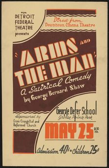 Arms and the Man, Detroit, [193-]. Creator: Unknown