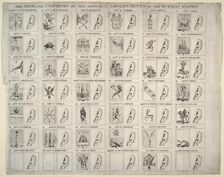 Arms and uniforms of the different Governorates of the Russian Empire, 1760. Artist: Anonymous