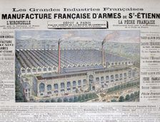 Arms manufacturing industry, St Etienne, 1896