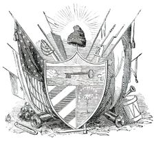 Arms of the Free State of Cuba, 1850. Creator: Unknown