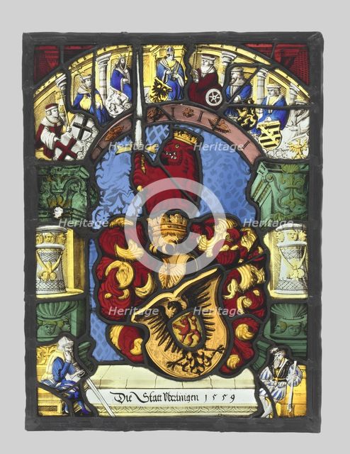 Arms of Ueberlingen, 1559. Creator: Unknown.