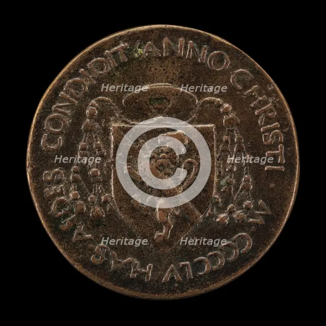 Arms of Cardinal Barbo [reverse], 1455. Creator: Unknown.