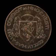Arms of Cardinal Barbo [reverse], 1455. Creator: Unknown