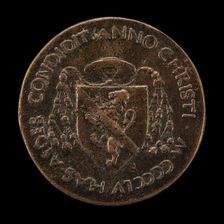 Arms of Cardinal Barbo [reverse], 1455. Creator: Unknown