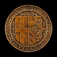 Arms of Filiberto Impalling Those of Margaret [reverse], 1502. Creator: Jean Marende