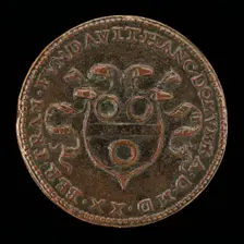 Arms of Francesconi [reverse], c. 1520. Creator: Unknown