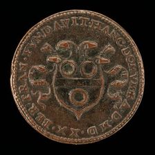 Arms of Francesconi [reverse], c. 1520. Creator: Unknown
