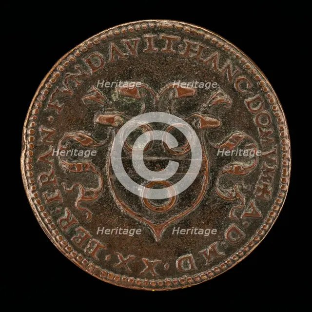 Arms of Francesconi [reverse], c. 1520. Creator: Unknown.