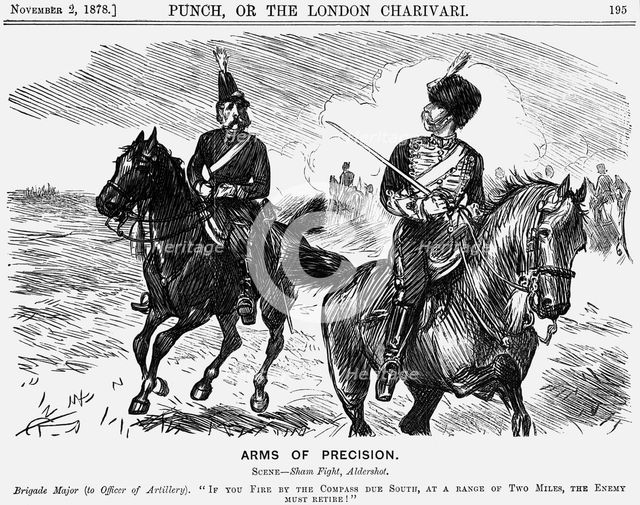 'Arms of Precision', 1878. Creator: Charles Samuel Keene.