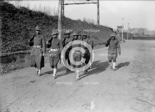 Army, U.S. Colored Soldiers, 1917. Creator: Harris & Ewing.