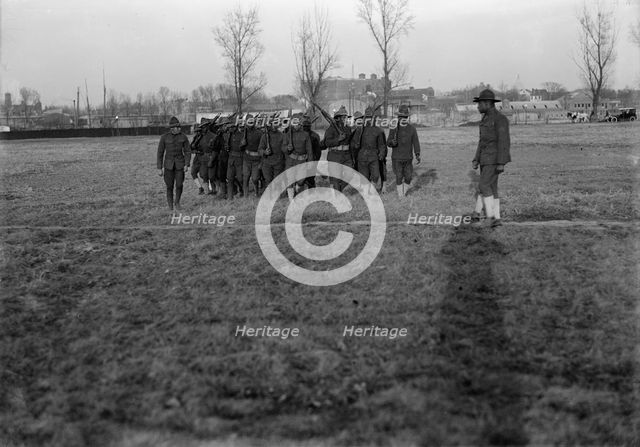 Army, U.S. Colored Soldiers, 1917. Creator: Harris & Ewing.
