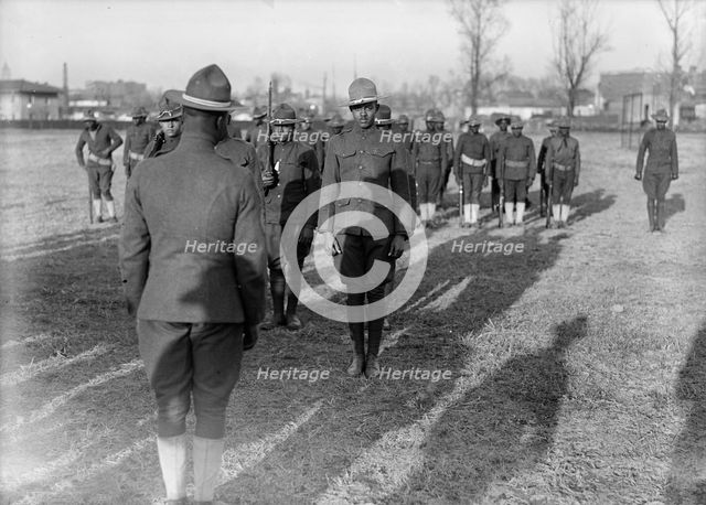 Army, U.S. Colored Soldiers, 1917. Creator: Harris & Ewing.