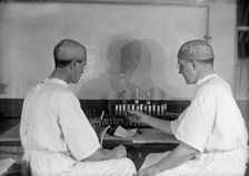 Army, U.S. Army Medical School; Typhoid Vaccine, 1917. Creator: Harris & Ewing