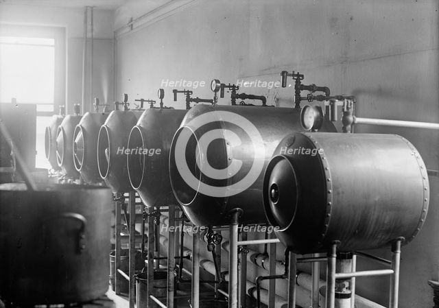 Army, U.S. Army Medical School; Typhoid Vaccine, 1917. Creator: Harris & Ewing.