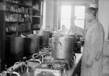 Army, U.S. Army Medical School; Typhoid Vaccine, 1917. Creator: Harris & Ewing