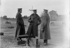 Army, U.S. Machine Gun Tests, 1918. Creator: Harris & Ewing