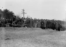 Army, U.S. Machine Gun Tests, 1918. Creator: Harris & Ewing