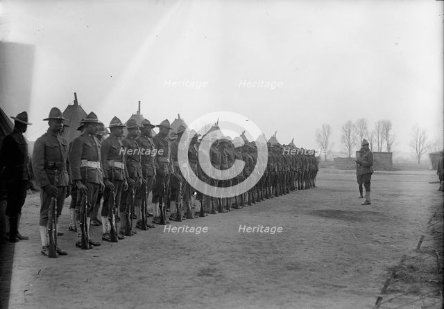 Army, U.S. Negro Troops, 1917. Creator: Harris & Ewing.