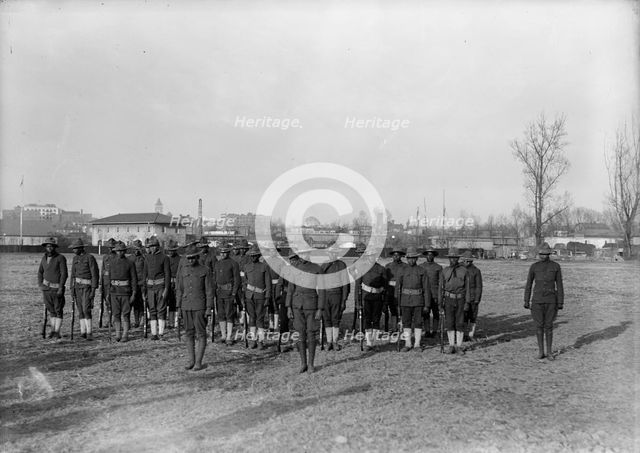 Army, U.S. Negro Troops, 1917. Creator: Harris & Ewing.