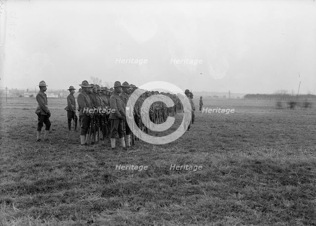 Army, U.S. Negro Troops, 1917. Creator: Harris & Ewing.