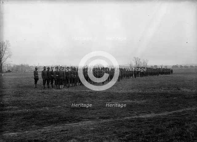 Army, U.S. Negro Troops, 1917. Creator: Harris & Ewing.