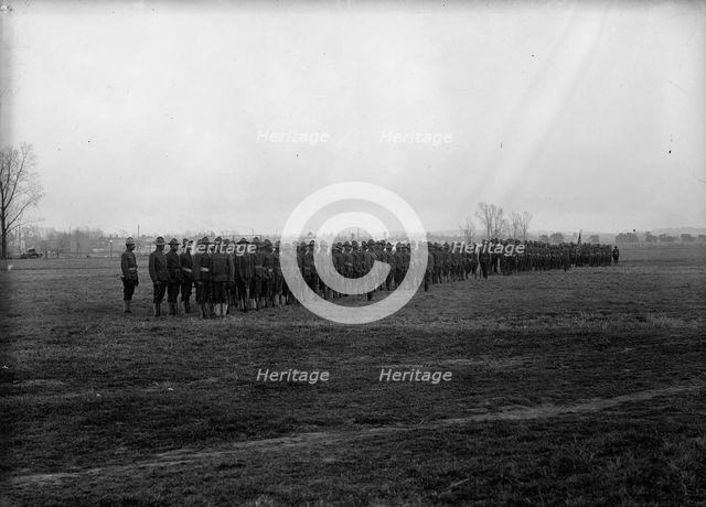 Army, U.S. Negro Troops, 1917. Creator: Harris & Ewing.
