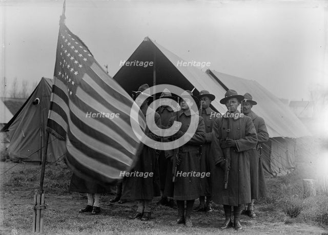 Army, U.S. Negro Troops, 1917. Creator: Harris & Ewing.