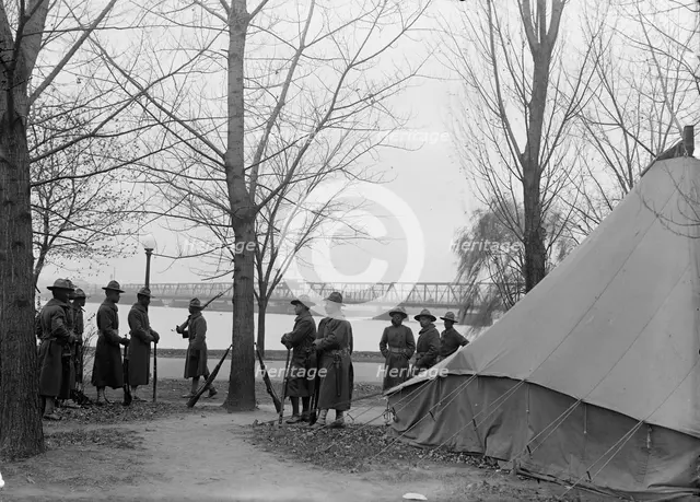 Army, U.S. Negro Troops, 1917. Creator: Harris & Ewing.
