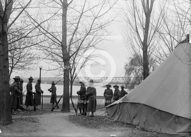 Army, U.S. Negro Troops, 1917. Creator: Harris & Ewing.