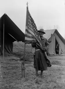 Army, U.S. Negro Troops, 1917. Creator: Harris & Ewing