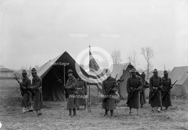Army, U.S. Negro Troops, 1917. Creator: Harris & Ewing.