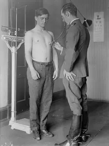 Army, U.S. Physical Examination, 1917. Creator: Harris & Ewing