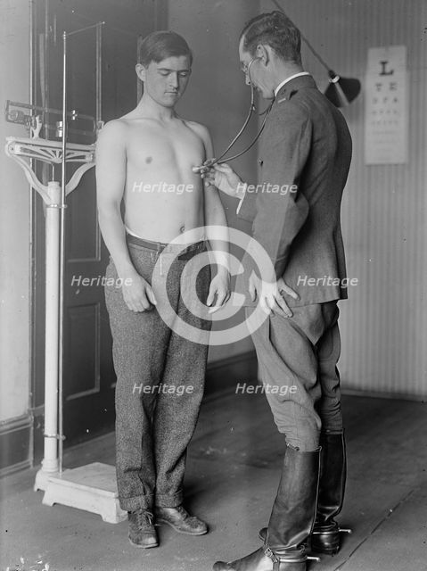 Army, U.S. Physical Examination, 1917. Creator: Harris & Ewing.