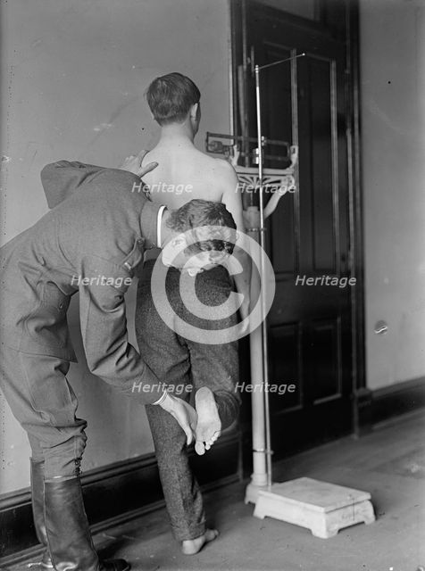 Army, U.S. Physical Examination, 1917. Creator: Harris & Ewing.