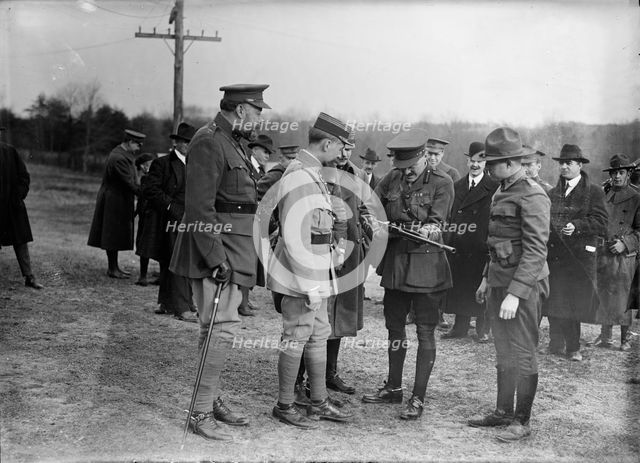 Army, U.S. Rifle Tests, 1918. Creator: Harris & Ewing.