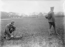 Army, U.S. Field Buzzer, 1915. Creator: Harris & Ewing