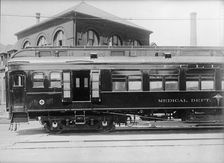 Army, U.S, Hospital Car, 1917. Creator: Harris & Ewing