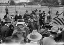 Army, U.S. Motor Truck Inspection, 1917. Creator: Harris & Ewing