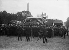 Army, U.S. Motor Truck Inspection, 1917. Creator: Harris & Ewing