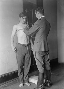 Army, U.S. Physical Examination, 1917. Creator: Harris & Ewing