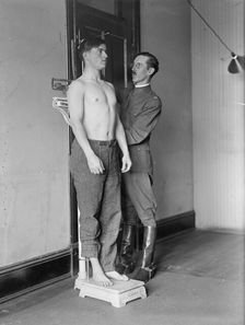 Army, U.S. Physical Examination, 1917. Creator: Harris & Ewing