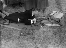 Army, U.S. Rifle Tests, 1918. Creator: Harris & Ewing