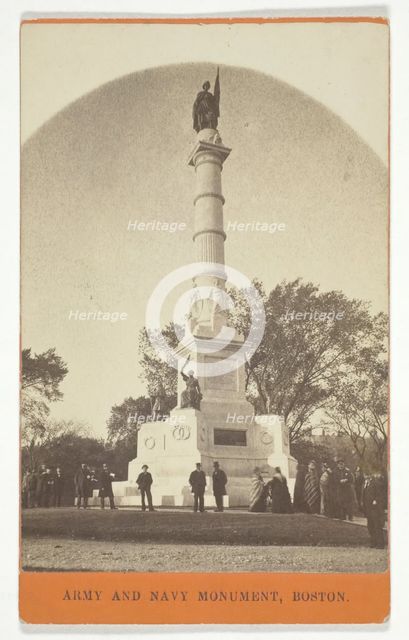 Army and Navy Monument, Boston, 1840/1900. Creator: Unknown.