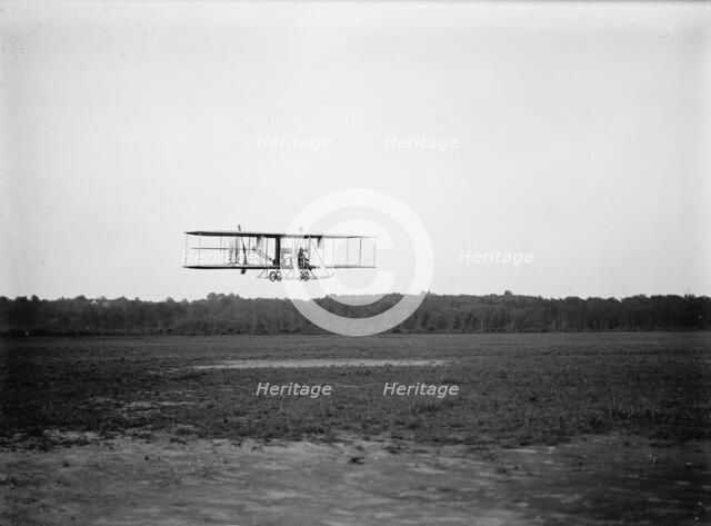 Army Aviation, College Park Aviation Field, 2nd Season - Wright Biplane, Type B..., 1912. Creator: Harris & Ewing.