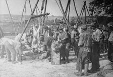 Army butchers, Aisne Front, between c1915 and 1918. Creator: Bain News Service