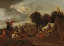 Army Camp, 1625-1674. Creator: Anon